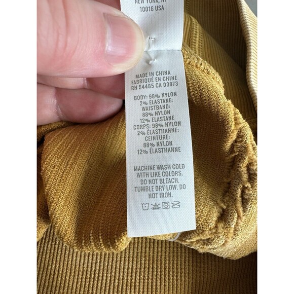 Aerie OFFLINE Medium Seamless Cable High Waisted 7/8 Leggings Washed Gold NWT - Picture 11 of 12